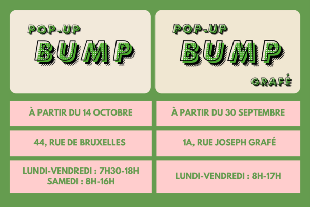 Localisations Pop-up BUMP