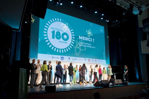 Remise des prix lors de MT180