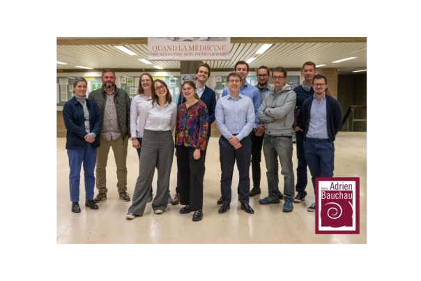 Les 6 lauréats au Prix et les membres du jury du Prix Bauchau 2024