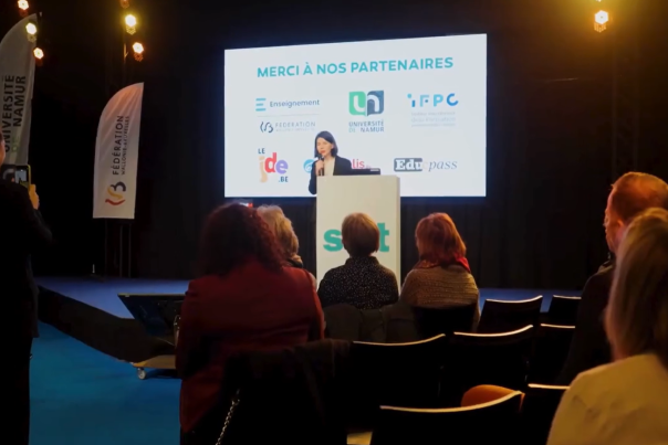 Image de la Ministre Valérie Glatigny au SETT 2025