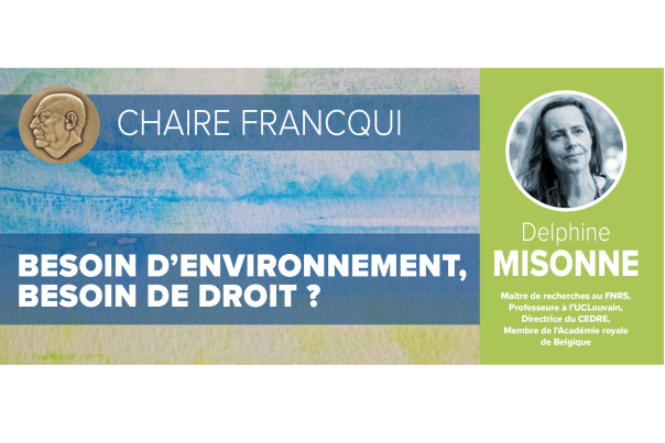 Chaire Francqui 2025-2026 en Faculté de droit Delphine Misonne