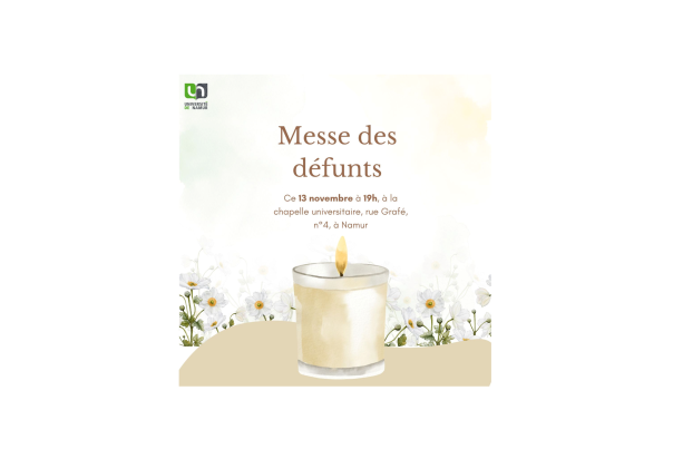 Visuel de la messe des défunts