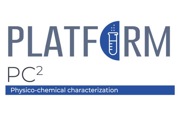 Logo de la plateforme PC² (Caractérisation physico-chimique)