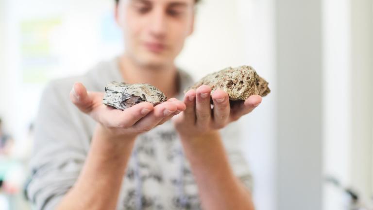 Etudiant en géologie