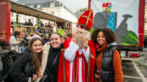 Etudiants et Saint-Nicolas 