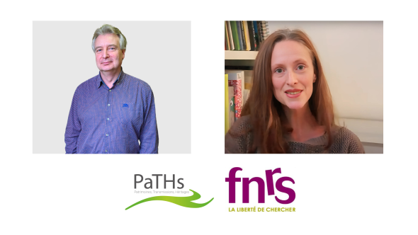 René Preys, Danielle Leenarts et les logos de PaTHs et FNRS