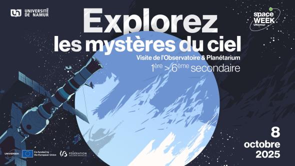 Banner spaceweek 2025 Observatoire et planetarium