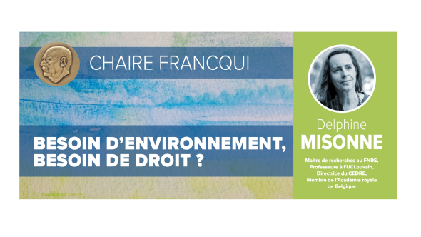 Chaire Francqui 2025-2026 en Faculté de droit Delphine Misonne
