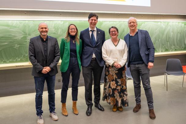 Jean-Michel Dogné, Amélie Lachapelle, Grégoire Wieërs, Annick Castiaux et Yves Coppieters