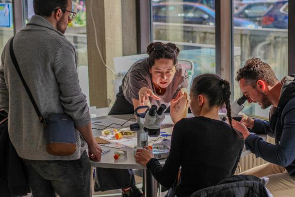 Activité scientifique pendant le Printemps des Sciences