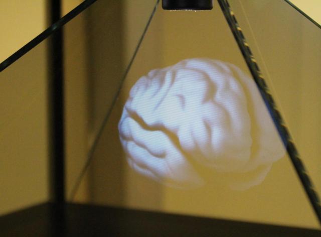 Hologramme d'un cerveau