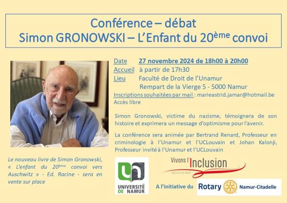 Visuel Conférence Simon Gronowski