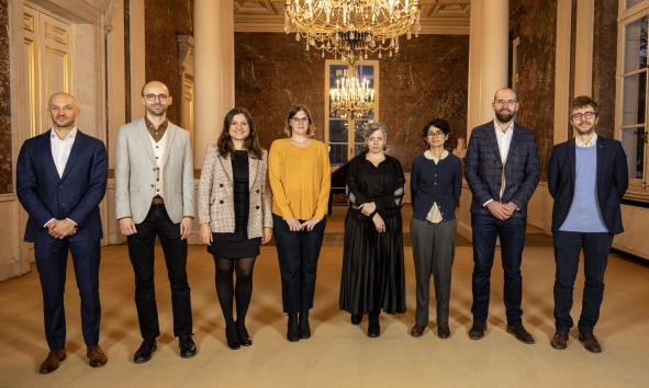 Photo de groupe des élus du Collegium de l'Académie royale