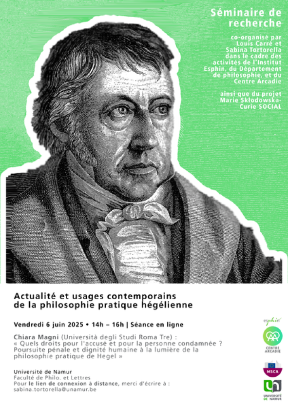 Affiche du séminaire Hegel