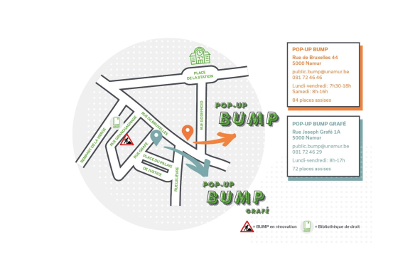 Pops-up BUMP en image (localisation sur carte et infos pratiques)
