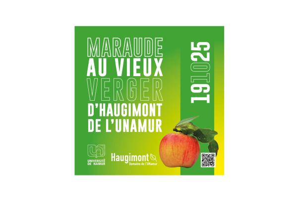Affiche de la maraude à Haugimont (UNamur) du 19-10-2025