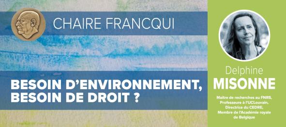 Chaire Francqui 2025-2026 Delphine Misonne