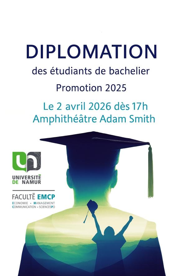Affiche de la cérémonie de diplomation bacheliers EMCP
