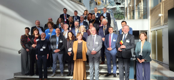 Photo de la délégation belge