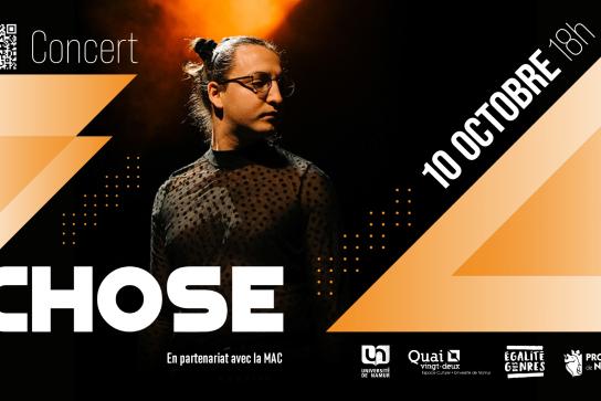 Visuel concert Chose