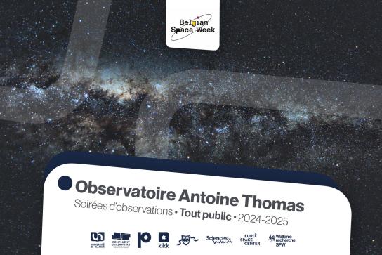 Banner des soirées à l'observatoire