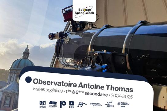 Banner des visites scolaires de l'observatoire