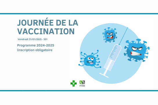 Affiche de la journée de la vaccination