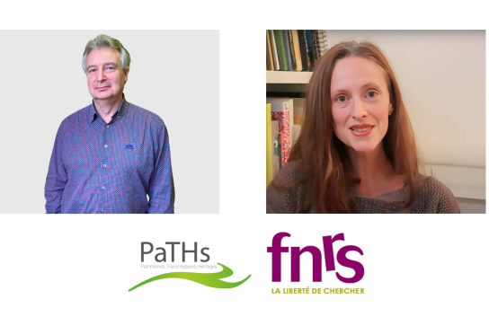 René Preys, Danielle Leenarts et les logos de PaTHs et FNRS