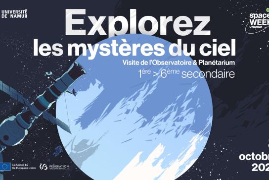 Banner spaceweek 2025 Observatoire et planetarium