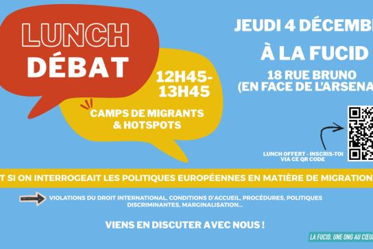 Affiche lunch-débat fucid