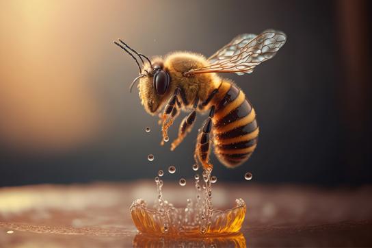 Une abeille