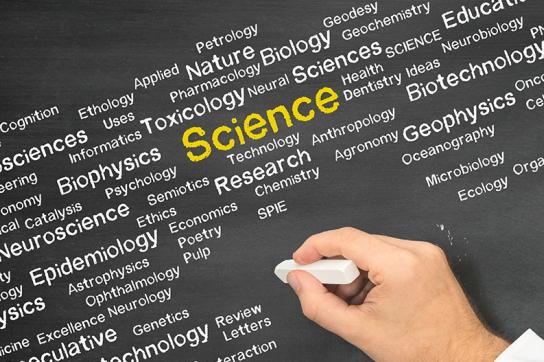 Nuage de mots autour de la science