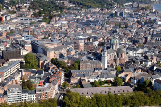 Ville de Namur vue du haut