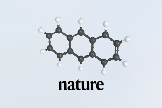 Représentation d'une molécule d'anthracene